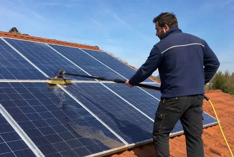 Nettoyage et entretien de panneaux solaires à Brassac
